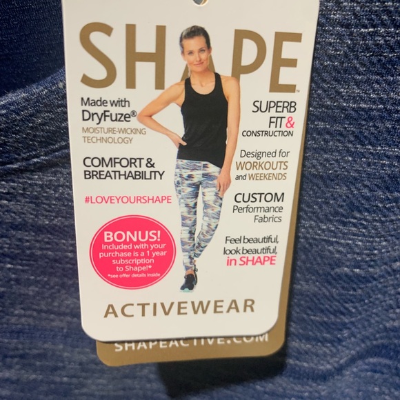 Shape brand sweatsht New w/tags.  moisture wicking - Picture 2 of 3